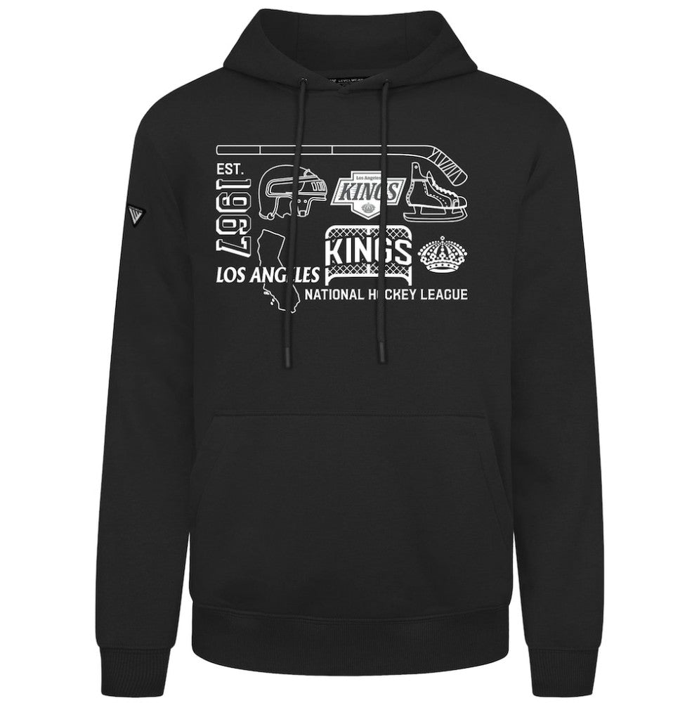 Los Angeles Kings Levelwear Podium Campaign Pullover Hoodie