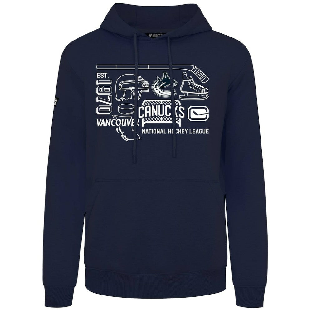 Vancouver Canucks Levelwear Podium Campaign Pullover Hoodie