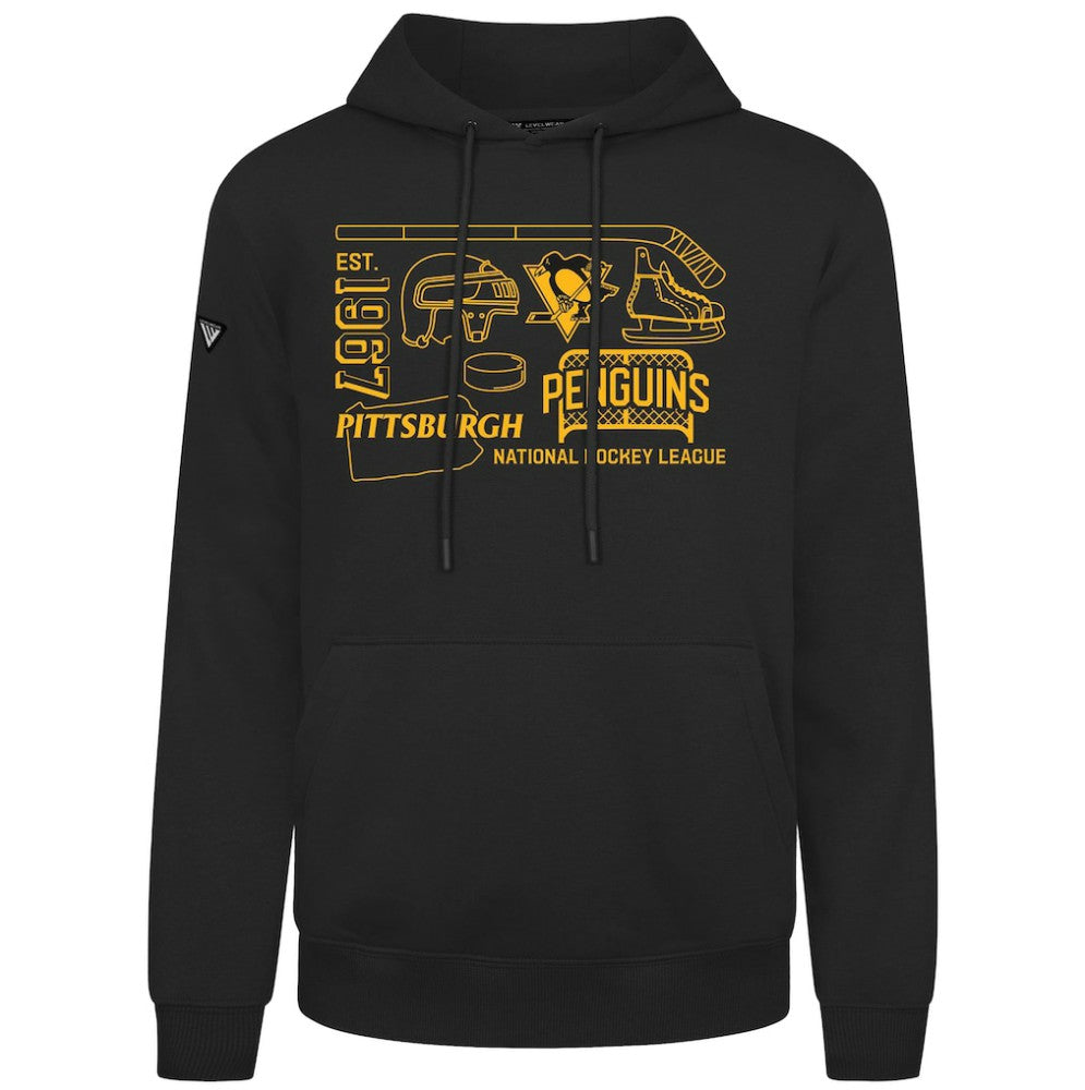 Pittsburgh Penguins Levelwear Podium Campaign Pullover Hoodie