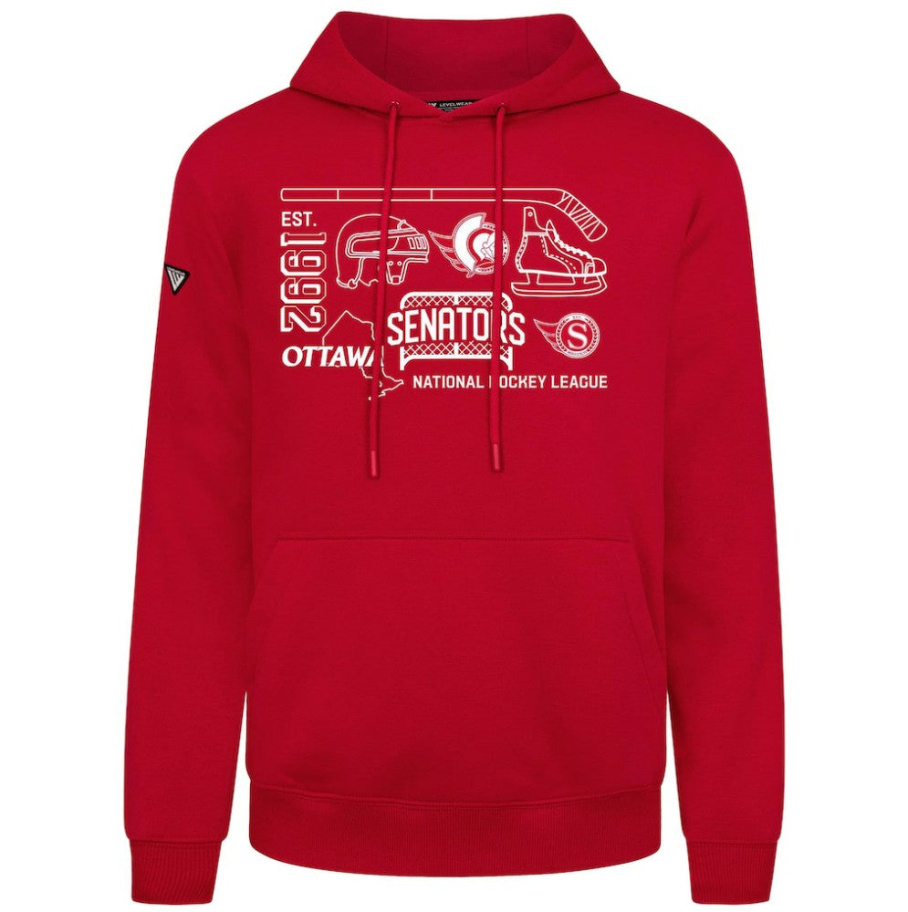 Ottawa Senators Levelwear Podium Campaign Pullover Hoodie