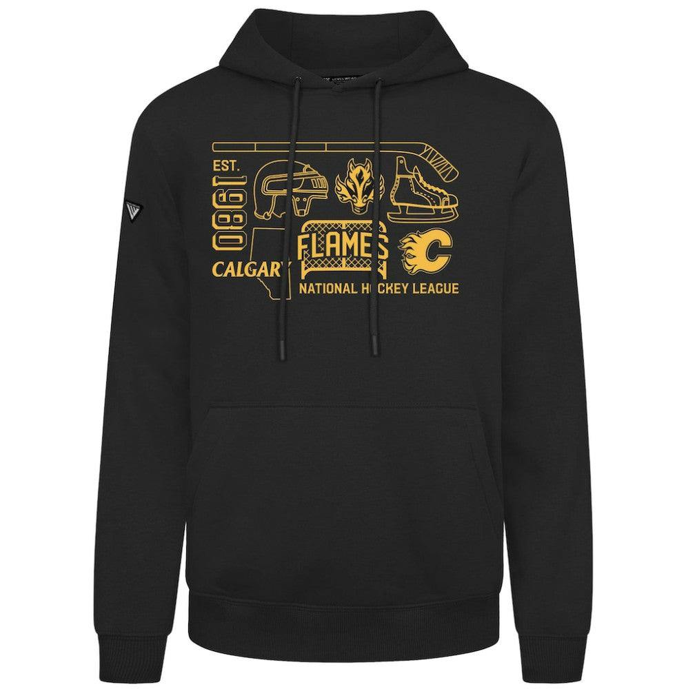 Calgary Flames Levelwear Podium Campaign Pullover Hoodie