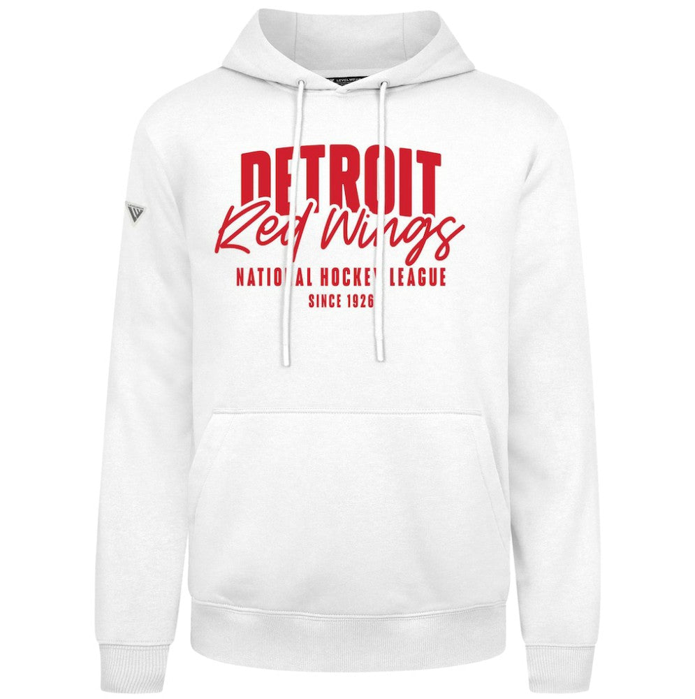 Detroit Red Wings Levelwear Podium Response Pullover Hoodie
