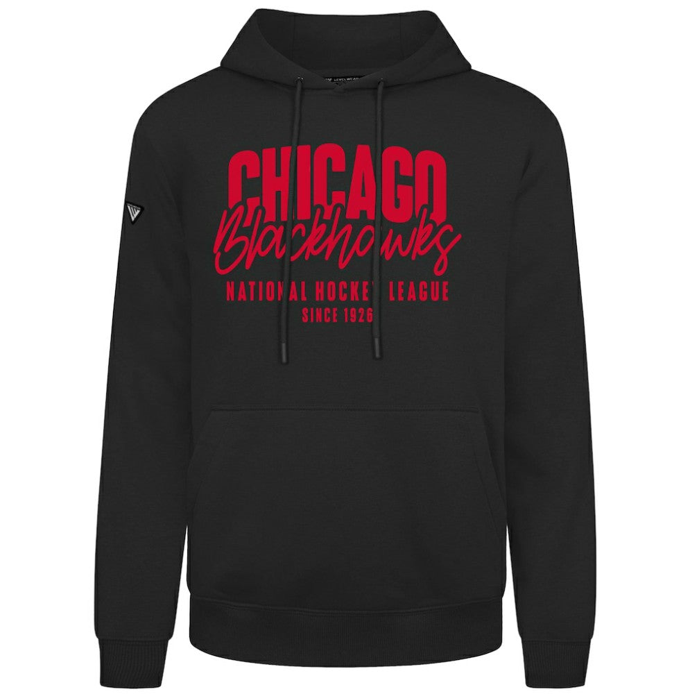 Chicago Blackhawks Levelwear Podium Response Pullover Hoodie