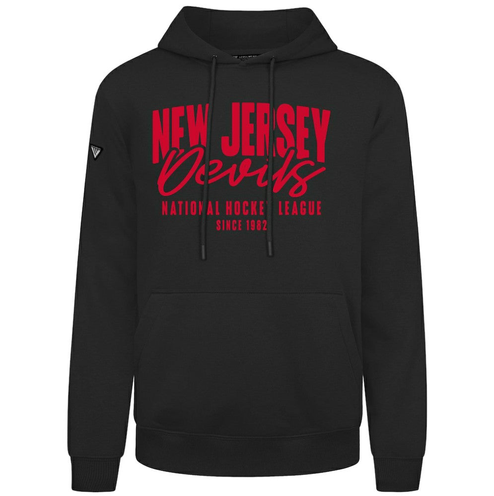New Jersey Devils Levelwear Podium Response Pullover Hoodie