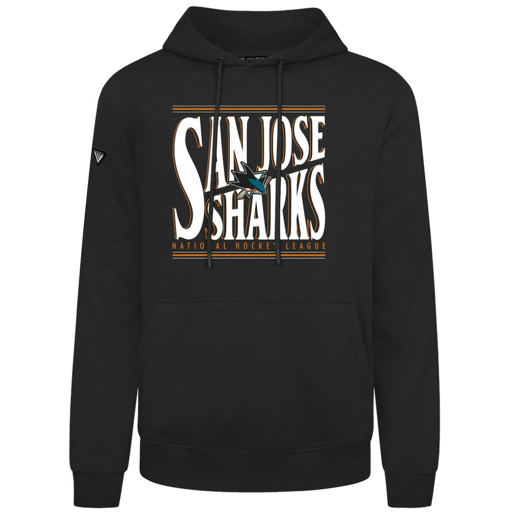 San Jose Sharks Levelwear Podium Powerhouse Pullover Hoodie