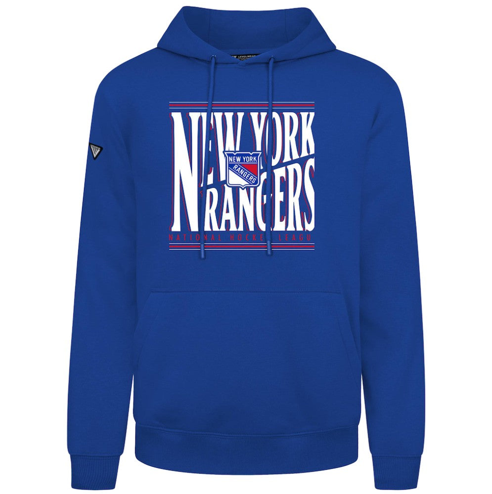 New York Rangers Levelwear Podium Powerhouse Pullover Hoodie