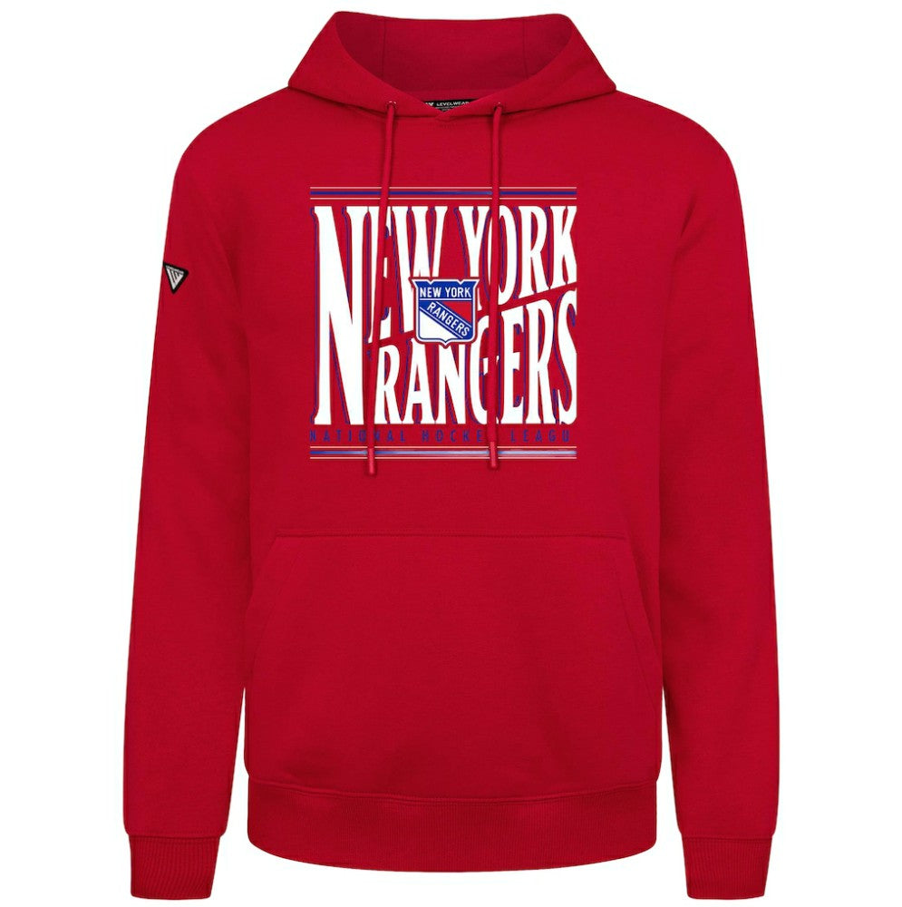 New York Rangers Levelwear Podium Powerhouse Pullover Hoodie