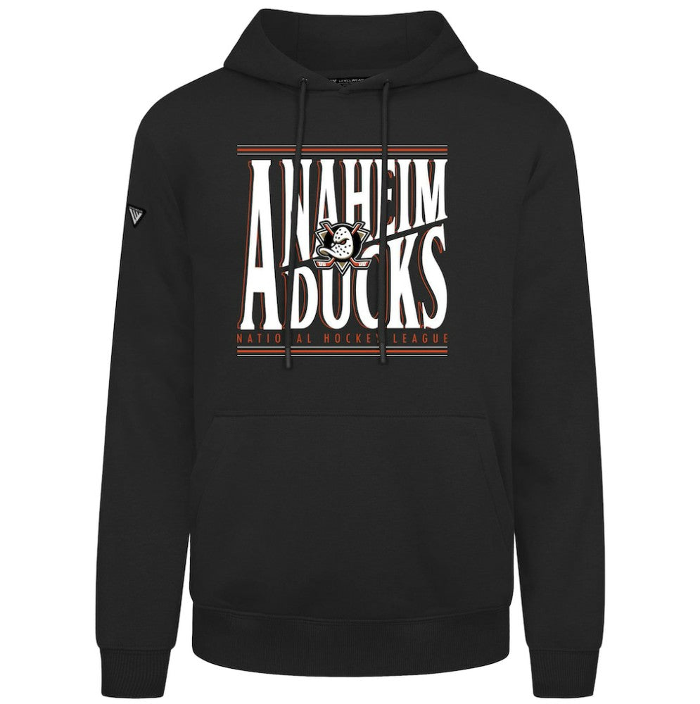 Anaheim Ducks Levelwear Podium Powerhouse Pullover Hoodie