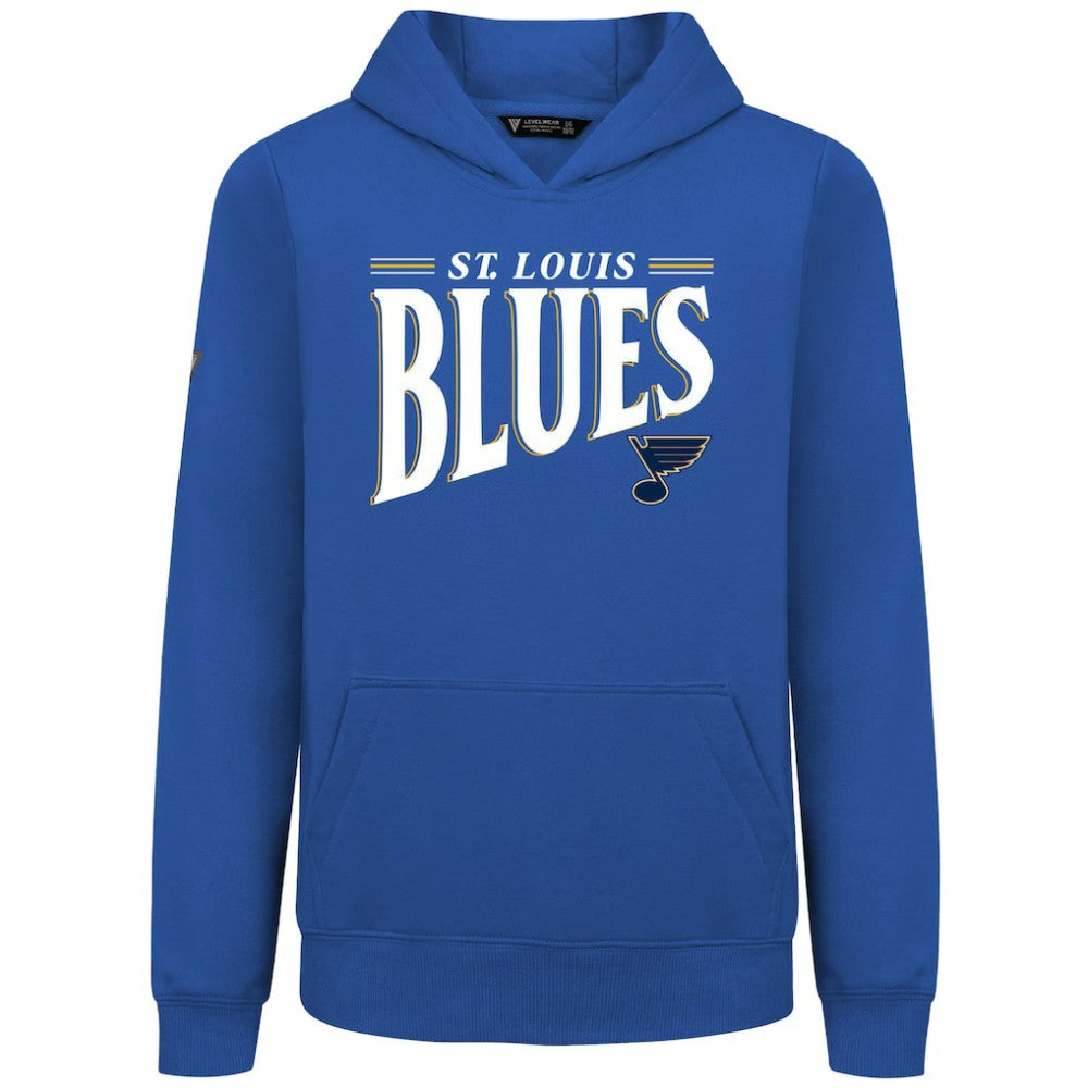 St. Louis Blues Levelwear Youth Jr Podium Tally Pullover Hoodie