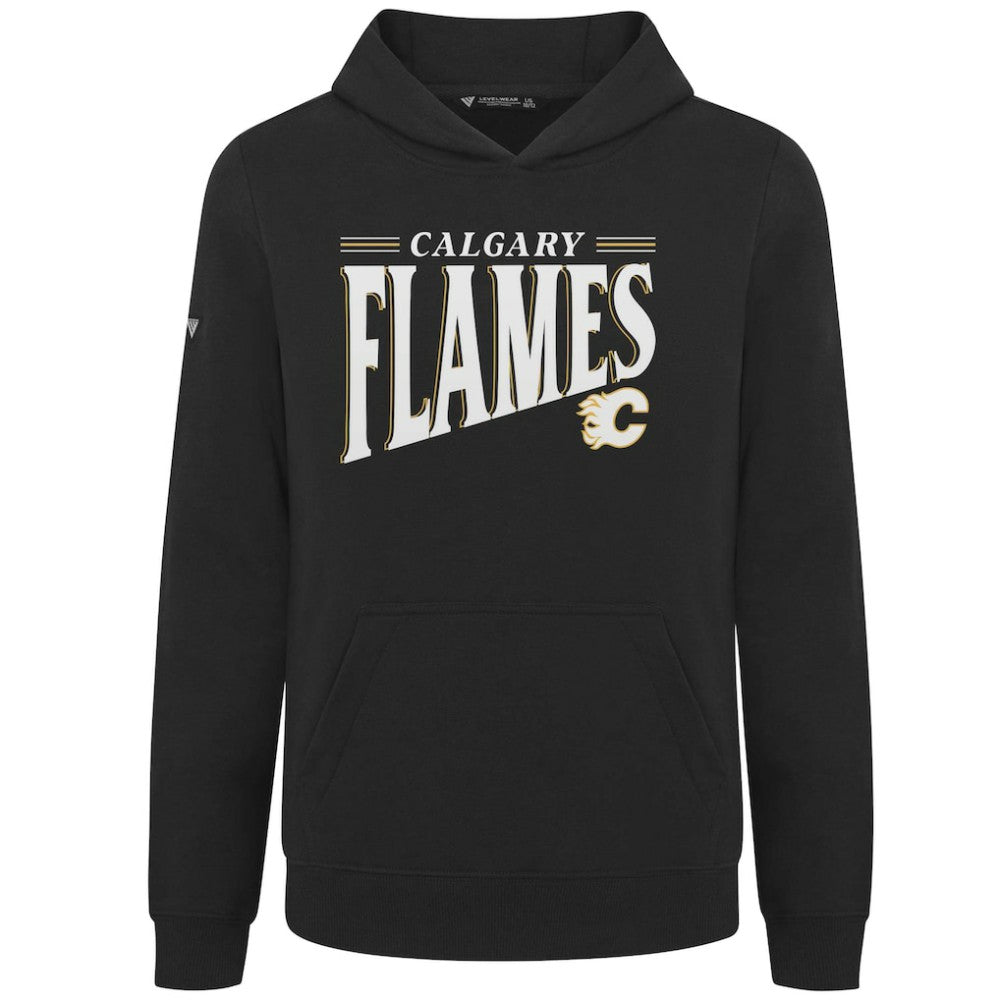 Calgary Flames Levelwear Youth Jr Podium Tally Pullover Hoodie