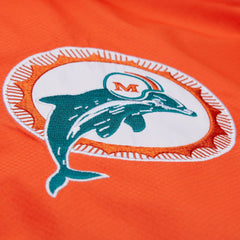 NFL Miami Dolphins Tie Breaker Vintage Logo Lightweight Anorak Half-Zip Windbreaker