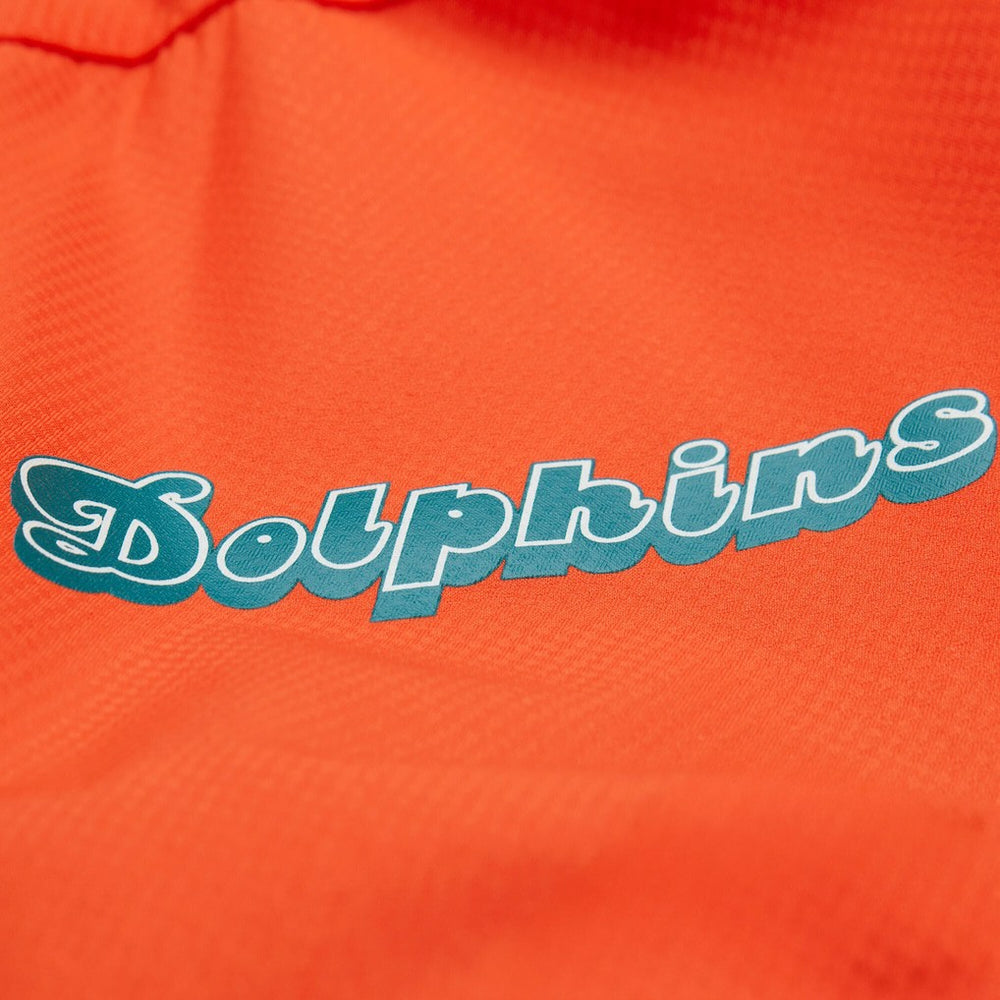 NFL Miami Dolphins Tie Breaker Vintage Logo Lightweight Anorak Half-Zip Windbreaker
