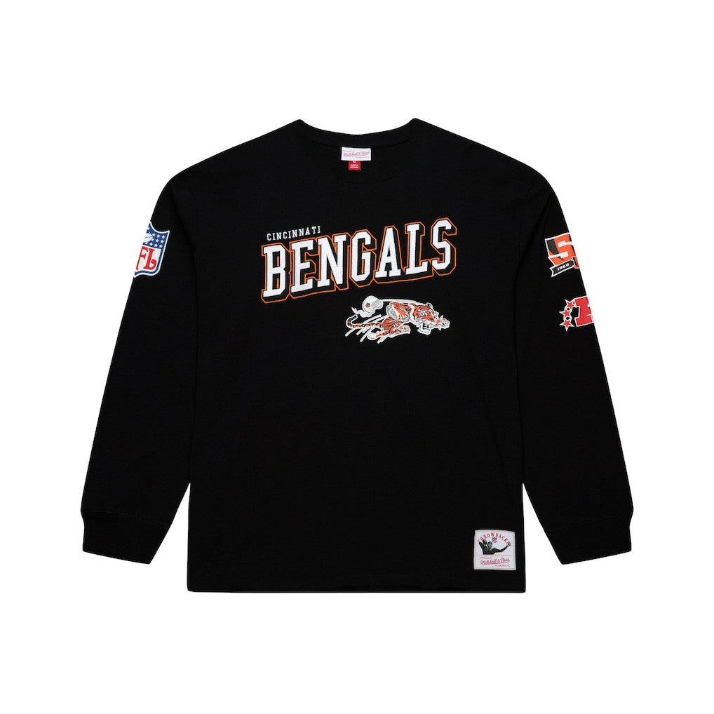 NFL Cincinnati Bengals Training Camp Vintage Logos Long Sleeve T-Shirt