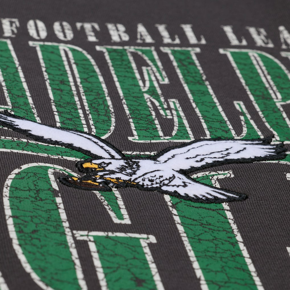 NFL Philadelphia Eagles Downtown Crew Vintage Logo Sweatshirt