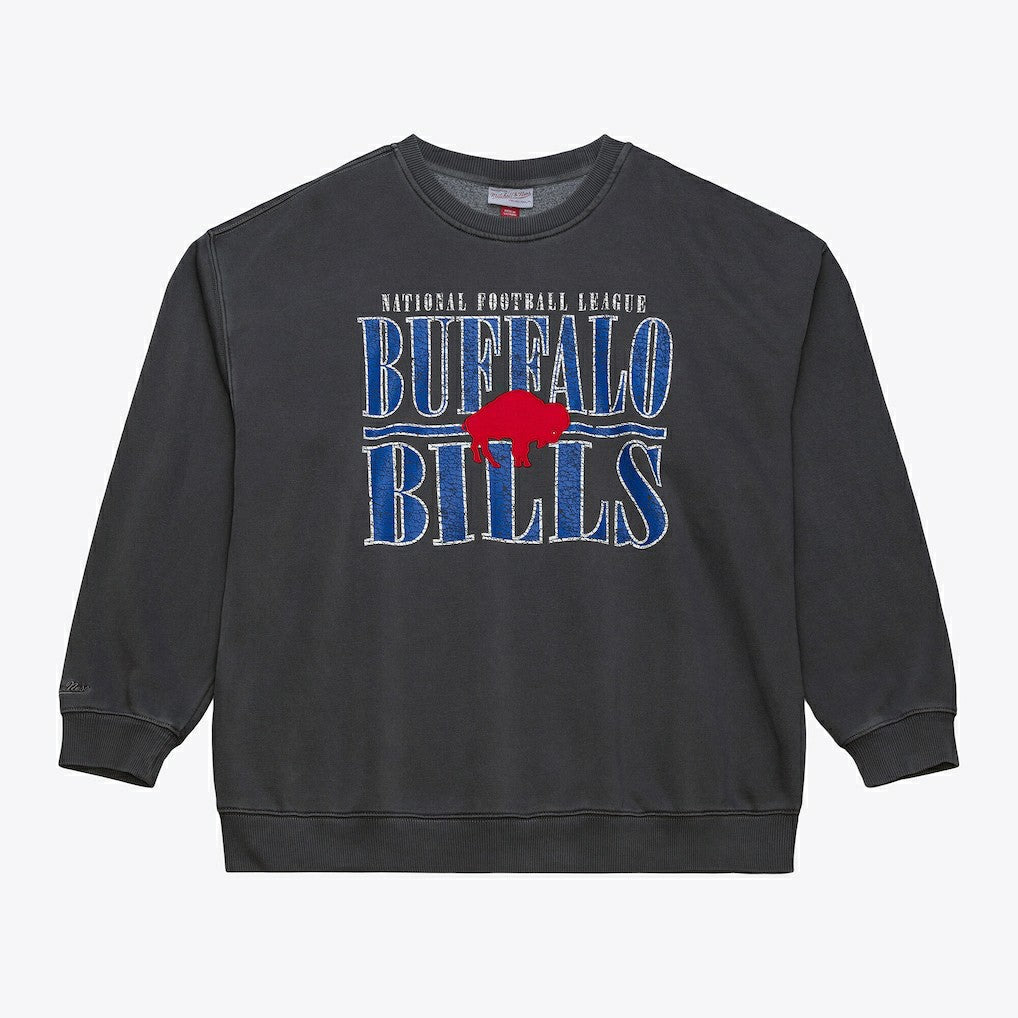 NFL Buffalo Bills Downtown Crew Vintage Logo Sweatshirt