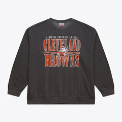 NFL Cleveland Browns Downtown Crew Vintage Logo Sweatshirt