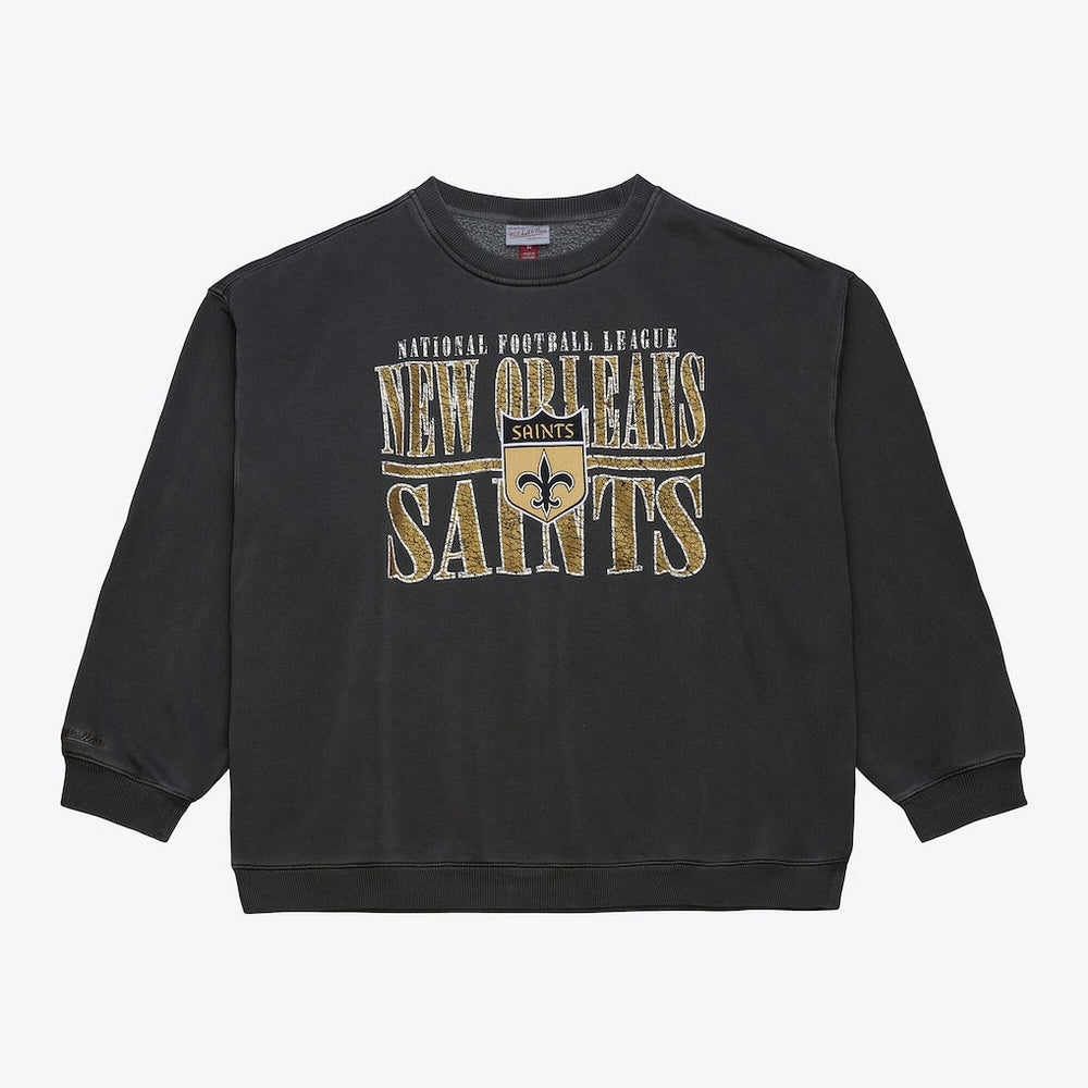 NFL New Orleans Saints Downtown Crew Vintage Logo Sweatshirt