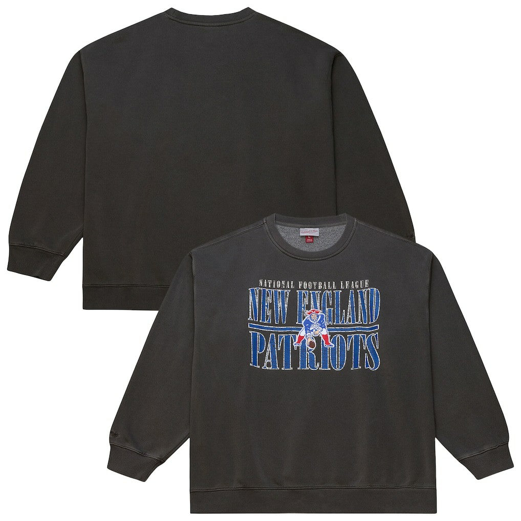 NFL New England Patriots Downtown Crew Vintage Logo Sweatshirt