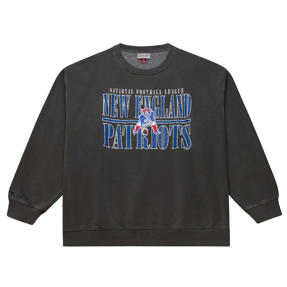 NFL New England Patriots Downtown Crew Vintage Logo Sweatshirt