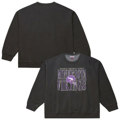 NFL Minnesota Vikings Downtown Crew Vintage Logo Sweatshirt