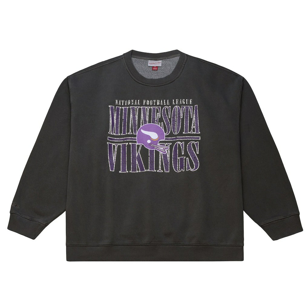 NFL Minnesota Vikings Downtown Crew Vintage Logo Sweatshirt