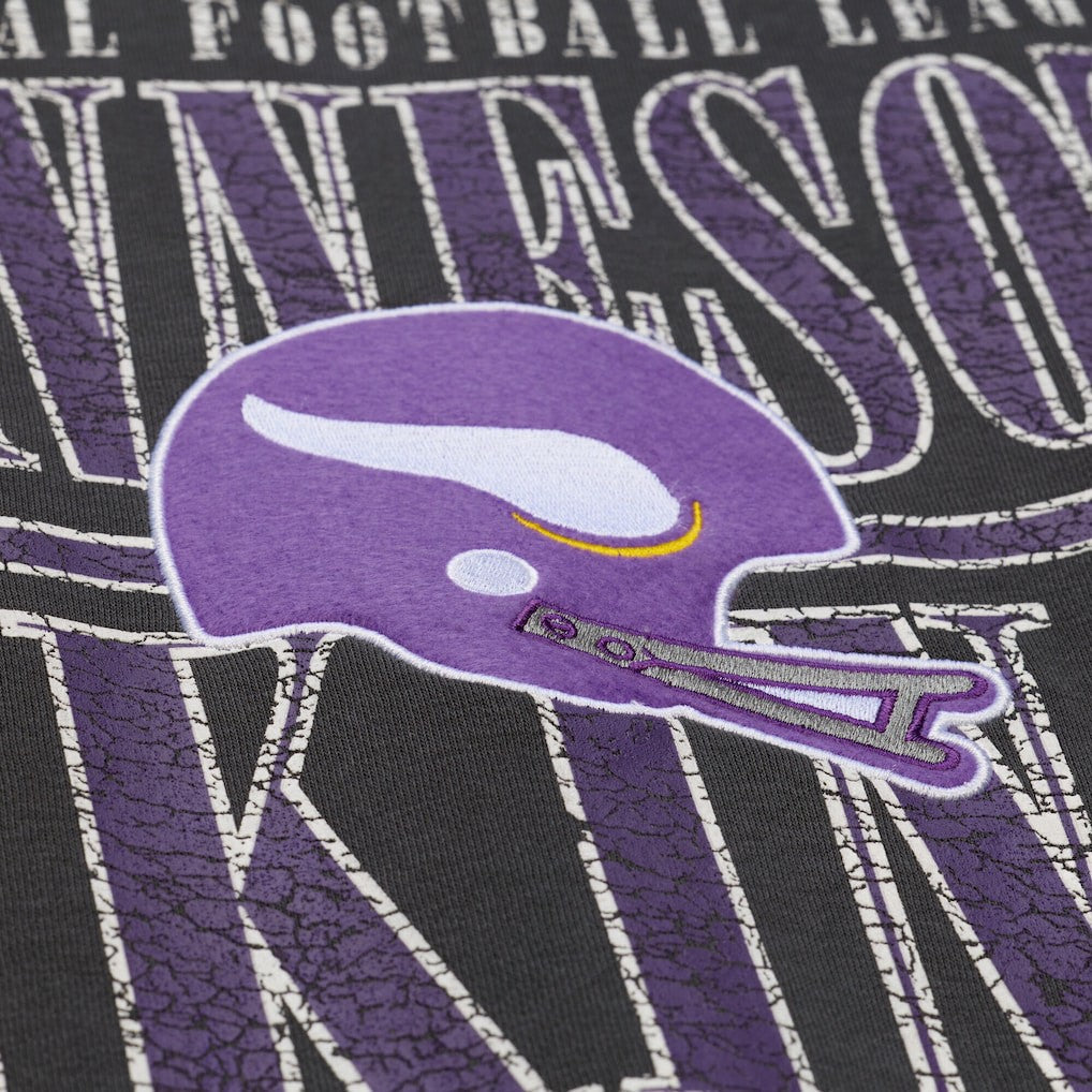NFL Minnesota Vikings Downtown Crew Vintage Logo Sweatshirt