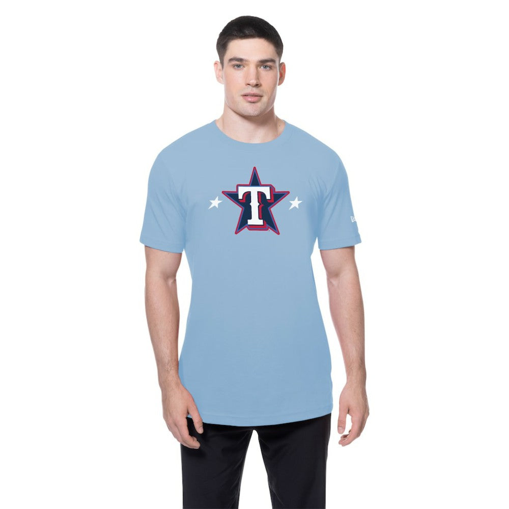 Texas Rangers 2025 MLB All-Star Game Workout T-Shirt - Light Blue | New Era
