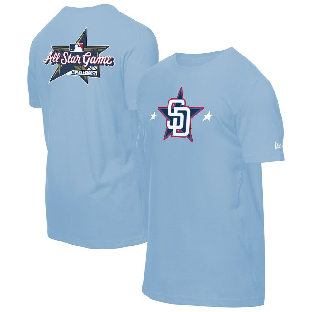 San Diego Padres 2025 MLB All-Star Game Workout T-Shirt - Light Blue | New Era