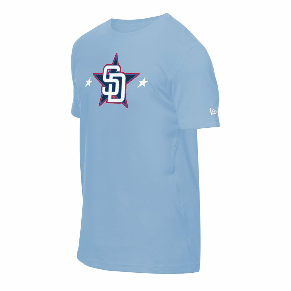 San Diego Padres 2025 MLB All-Star Game Workout T-Shirt - Light Blue | New Era