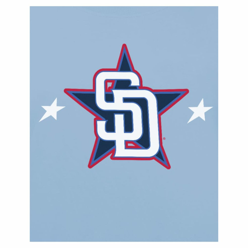 San Diego Padres 2025 MLB All-Star Game Workout T-Shirt - Light Blue | New Era