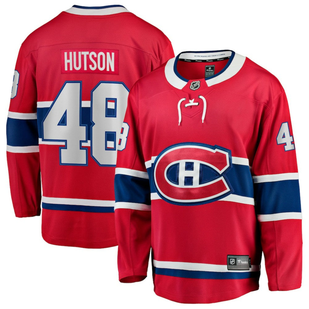 Lane Hutson Montreal Canadiens Fanatics Home Breakaway Jersey