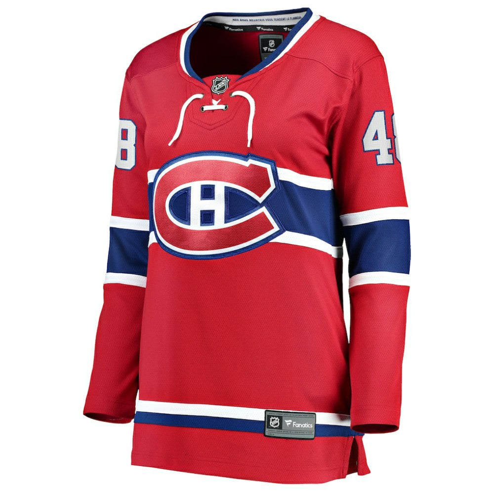 Lane Hutson Montreal Canadiens Fanatics Women's Home Breakaway Player Jersey