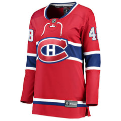 Lane Hutson Montreal Canadiens Fanatics Women's Home Breakaway Player Jersey