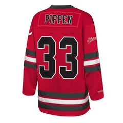 Scottie Pippen Chicago Bulls Youth Maxxed Out 2.0 Fashion Hockey Jersey sale - Red | Mitchell & Ness for sale