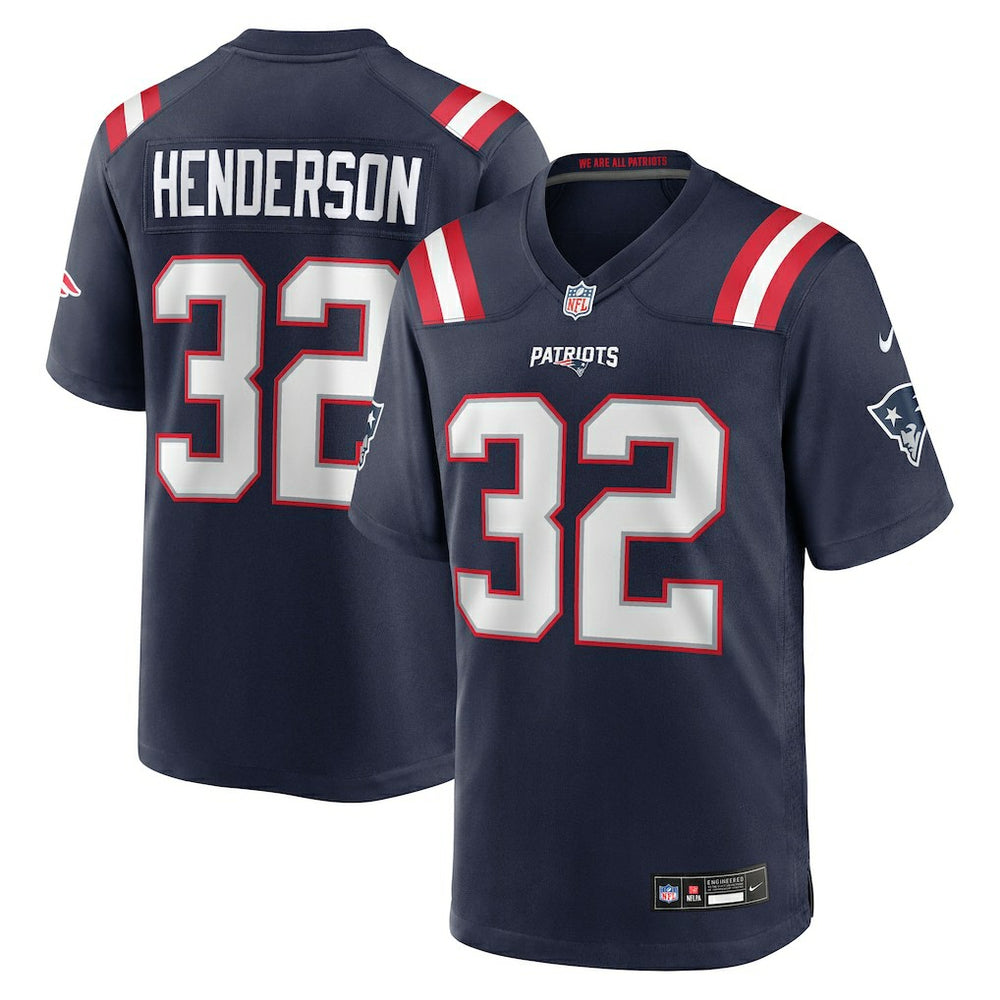 NFL New England Patriots TreVeyon Henderson  2025 NFL Draft Game Jersey