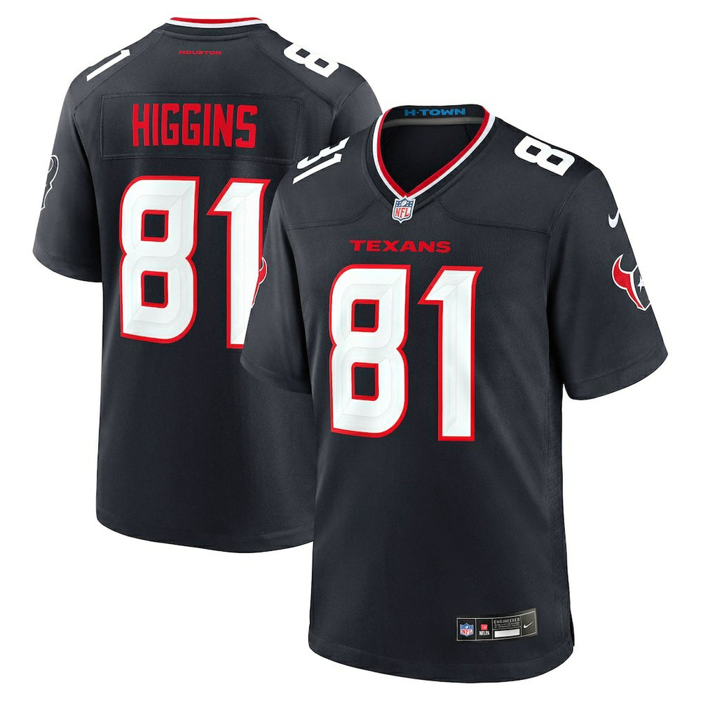 NFL Houston Texans Jayden Higgins  Game Jersey