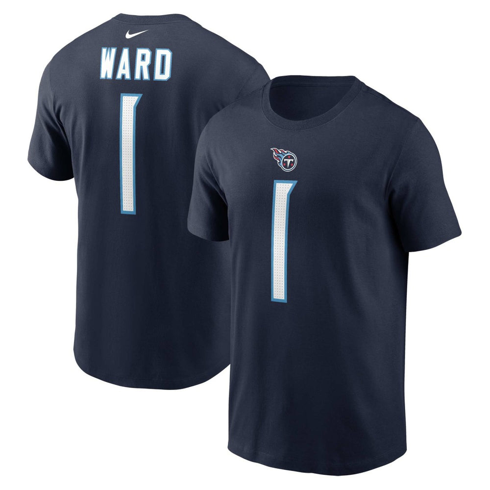 NFL Tennessee Titans Cameron Ward  Name & Number T-Shirt