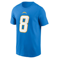 NFL Los Angeles Chargers Omarion Hampton  Name & Number T-Shirt