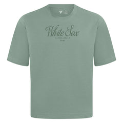 Chicago White Sox Levelwear Ethereal Oversized Luxe Signature Knit T-Shirt - Green