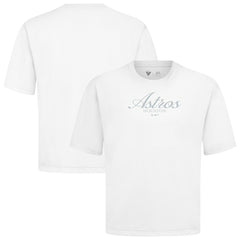 Houston Astros Levelwear Ethereal Oversized Luxe Signature Knit T-Shirt - White