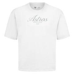 Houston Astros Levelwear Ethereal Oversized Luxe Signature Knit T-Shirt - White