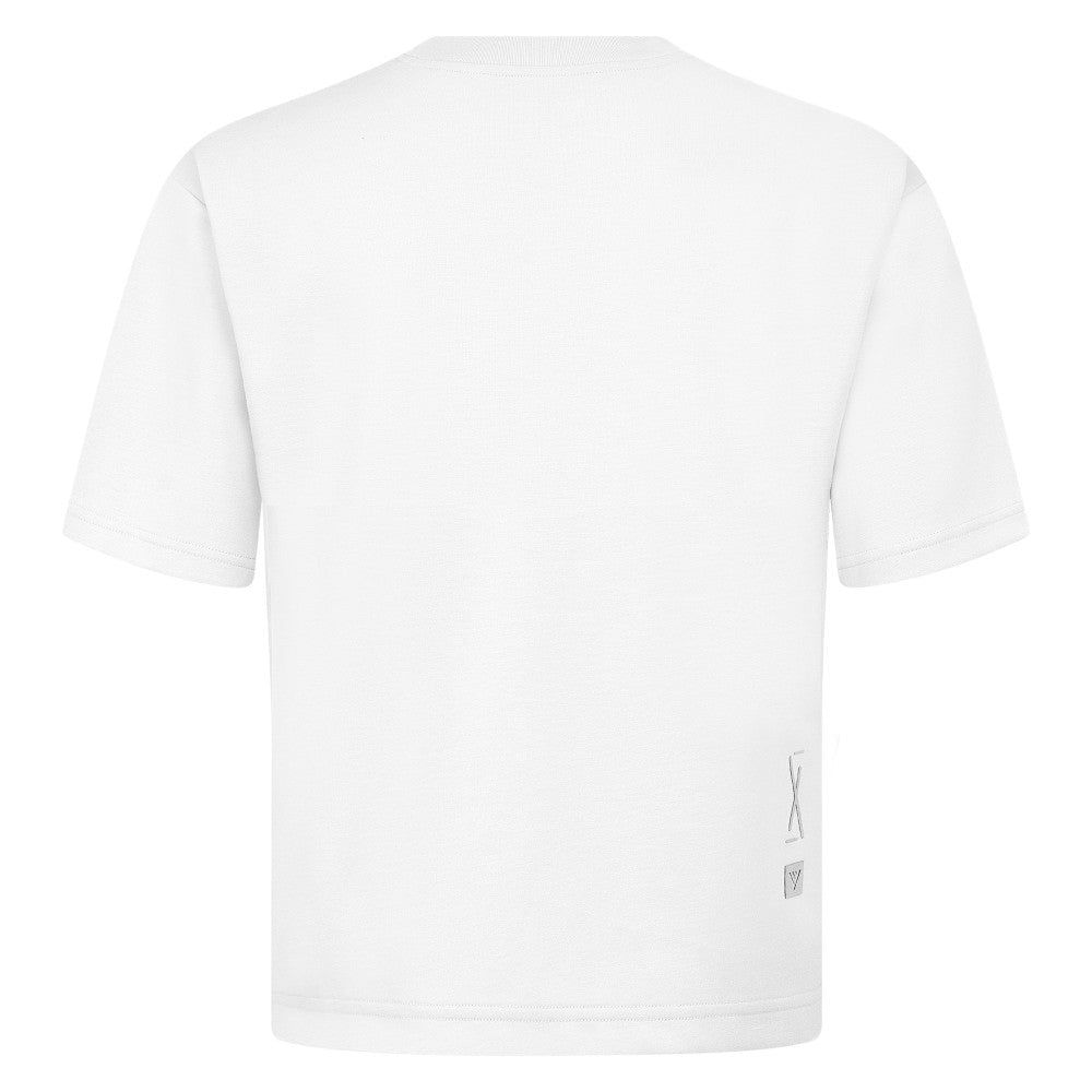 Milwaukee Brewers Levelwear Ethereal Oversized Luxe Signature Knit T-Shirt - White