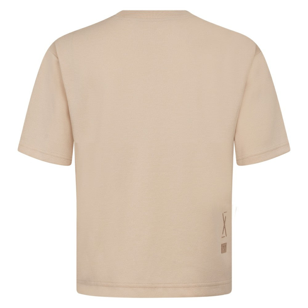 Pittsburgh Pirates Levelwear Ethereal Oversized Luxe Signature Knit T-Shirt - Khaki