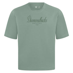 Arizona Diamondbacks Levelwear Ethereal Oversized Luxe Signature Knit T-Shirt - Green