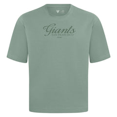 San Francisco Giants Levelwear Ethereal Oversized Luxe Signature Knit T-Shirt - Green