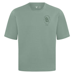 St. Louis Cardinals Levelwear Signet Oversized Luxe Signature Knit T-Shirt - Green