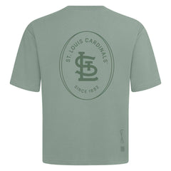 St. Louis Cardinals Levelwear Signet Oversized Luxe Signature Knit T-Shirt - Green