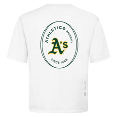 Athletics Levelwear Signet Oversized Luxe Signature Knit T-Shirt - White