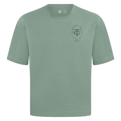Minnesota Twins Levelwear Register Oversized Luxe Signature Knit T-Shirt - Green