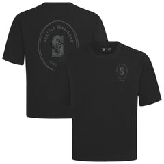 Seattle Mariners Levelwear Register Oversized Luxe Signature Knit T-Shirt - Black